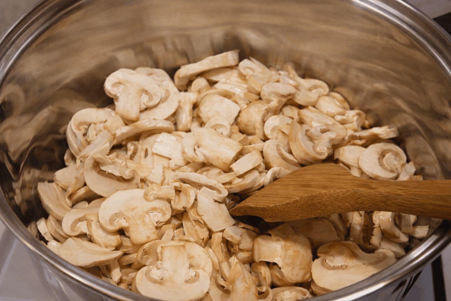 Свинско с джоджен, ориз и гъби-Стъпка-6103